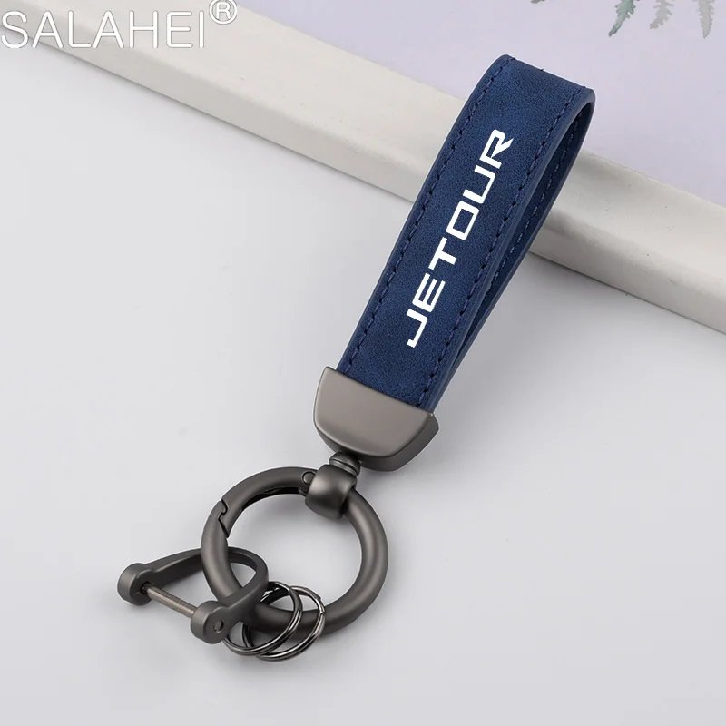 Leather Keychain for Chery Jetour X70 X90 - Anti-Lost Accessory