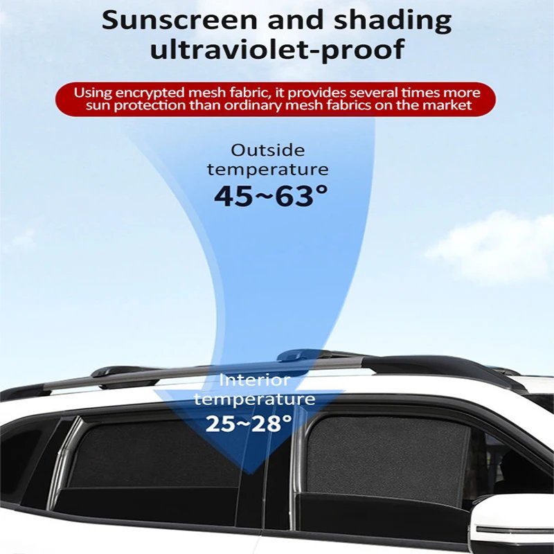 Magnetic Sunshade Cover for Jetour T2 (2023-2025)