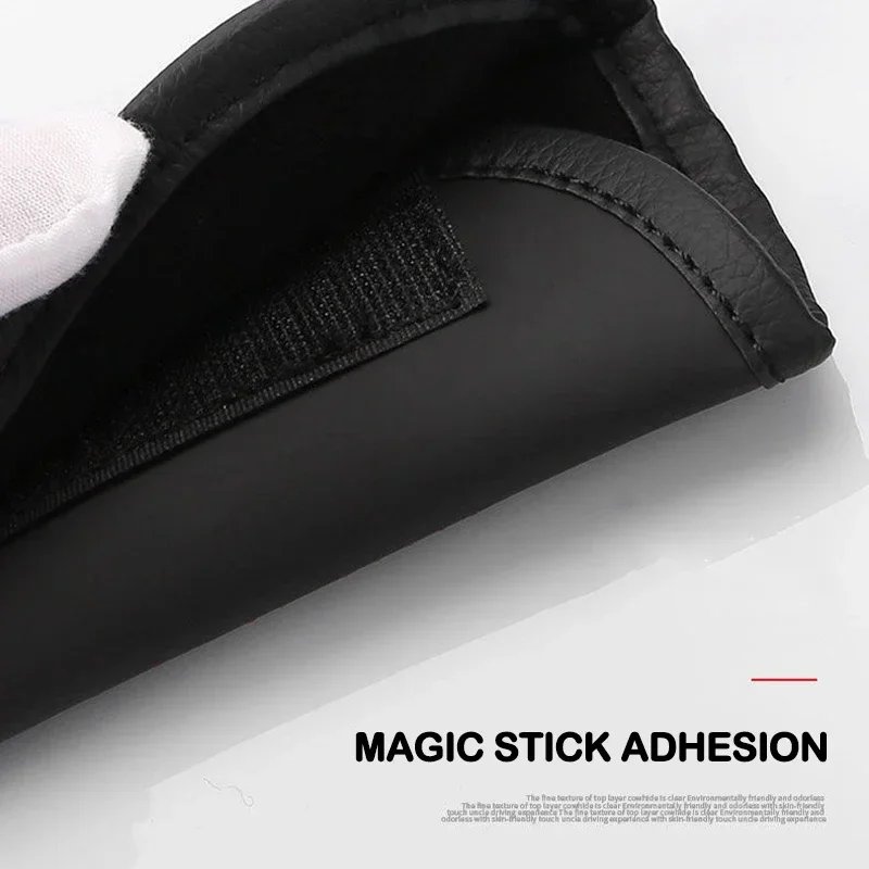 Nappa Leather Car Seat Belt Pads for Jetour T1 T2 X70 X90 Plus