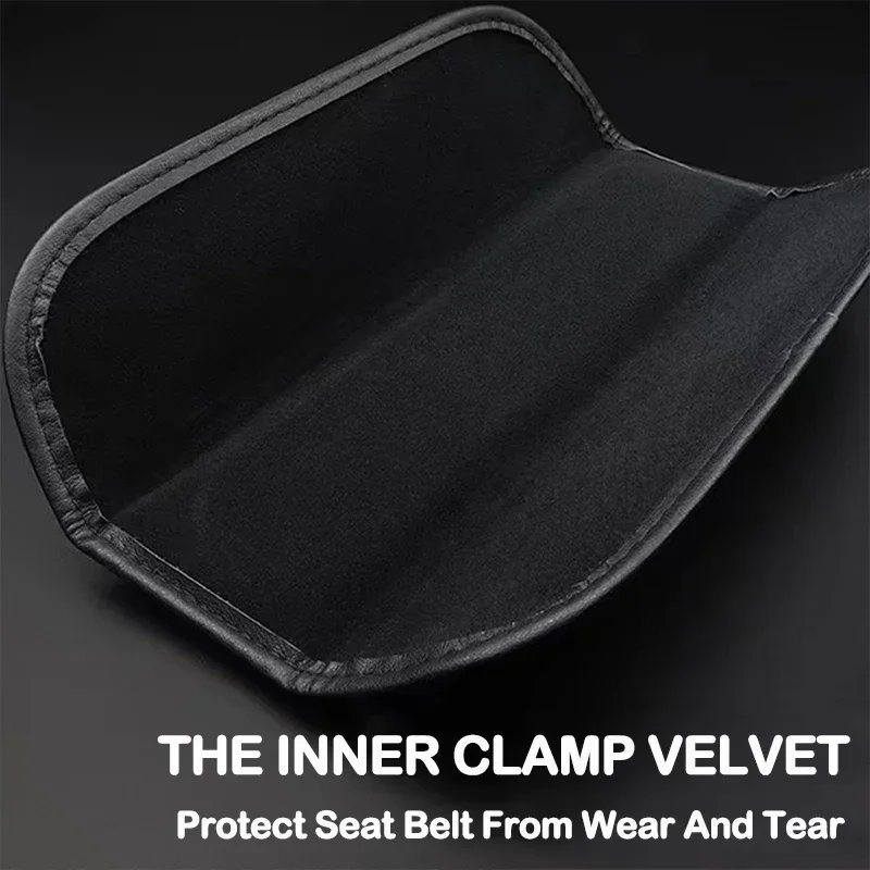 Nappa Leather Car Seat Belt Pads for Jetour T1 T2 X70 X90 Plus