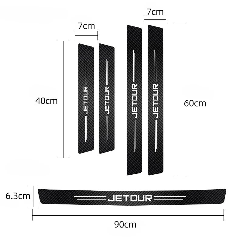 Protective Car Door Sill Anti-Scratch Strip for Jetour Models