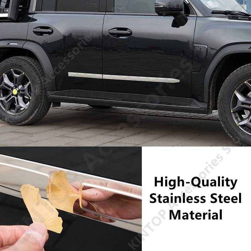 Stainless Steel Door Edge Trim for JETOUR T2/TRAVELLER 23-25
