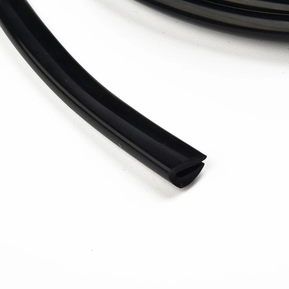 U-Shaped Car Door Edge Protector Strip - 5M Rubber Seal 11mmx5mm