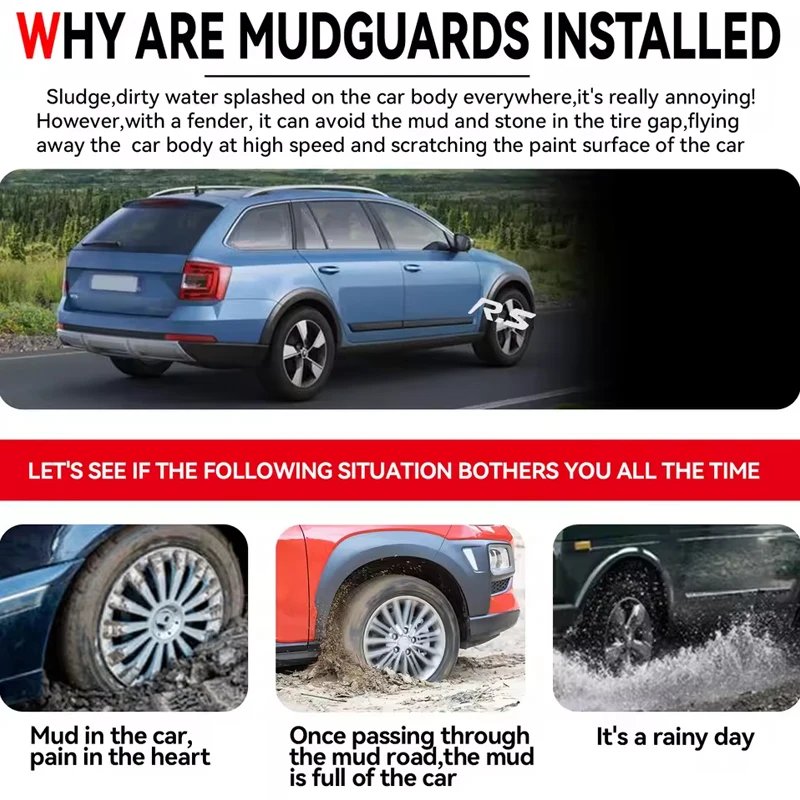 Volkswagen Golf 6 Mk6 2009-2012 Mud Flaps & Splash Guards