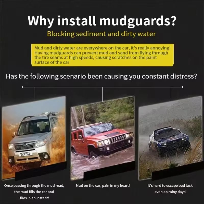 Volkswagen T-ROC 2017-2022 Mud Flaps & Splash Guards Set