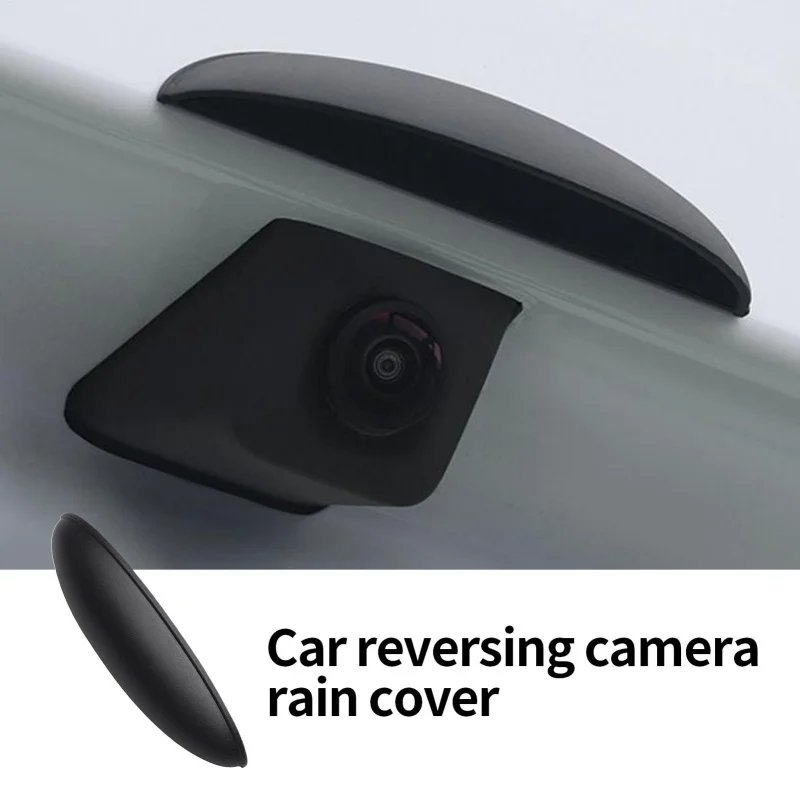Auto Rear Camera Rain Cover ABS Waterproof Rear View Car Camera Shield Protective Sticker Car Reverse Camera Rain Shade Cover