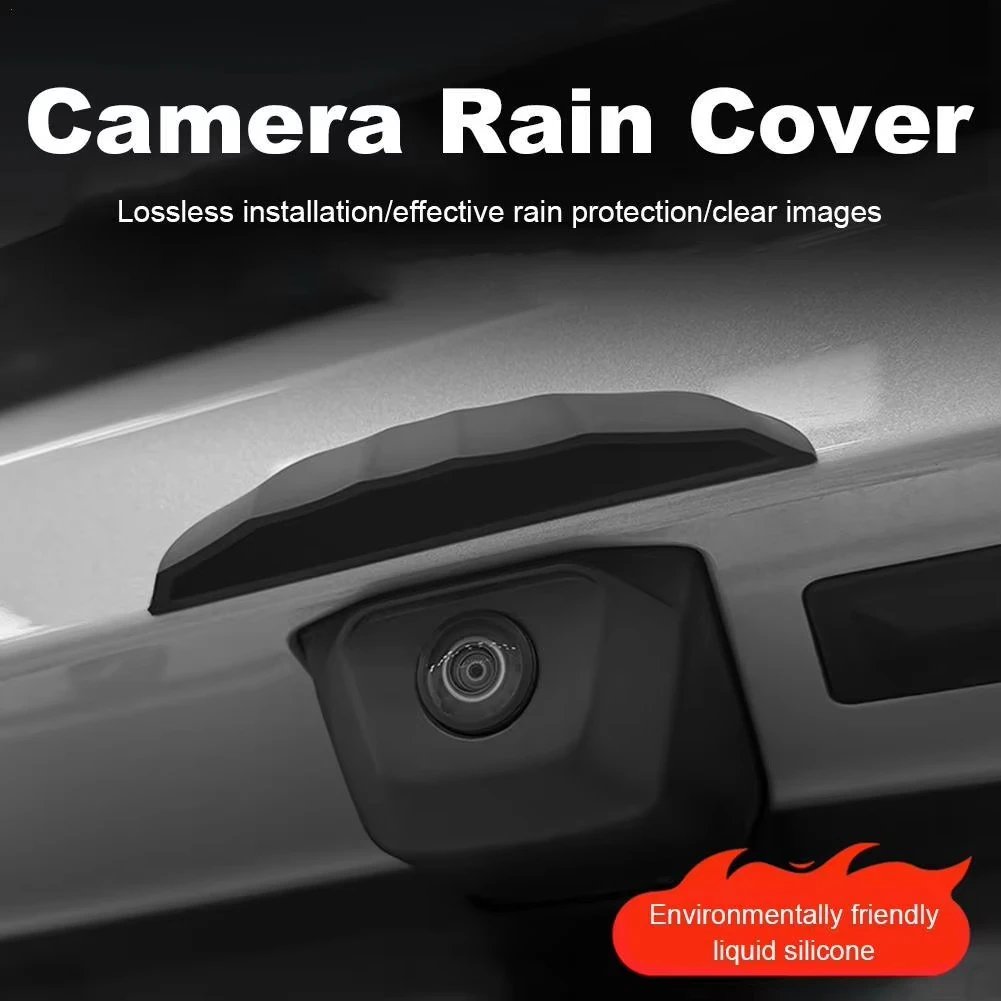 Car Rear Camera Rain Cover Automobile Rear Camera Rain Shield Waterproof Protection Protector Car Accessories Camera Rain Cover