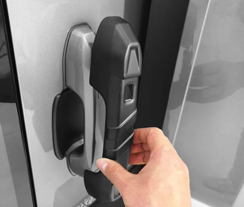 Chery Jetour T2 2023-2024 Matte Black Door Handle Trim Protector