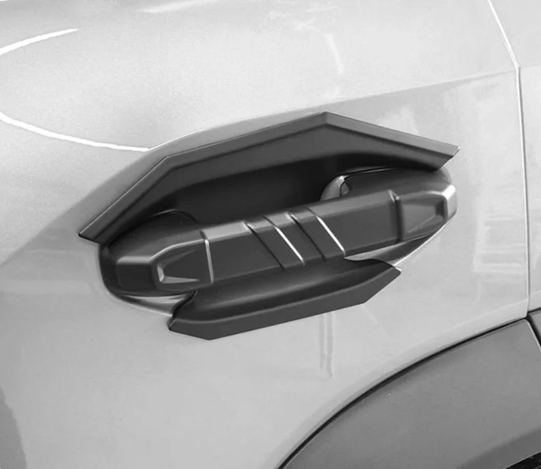 For Chery Jetour T2 Traveler 2023-2024 Matte black Plastics Door Handle Bowl Protector Car Window Handrail Decoration Cover Trim