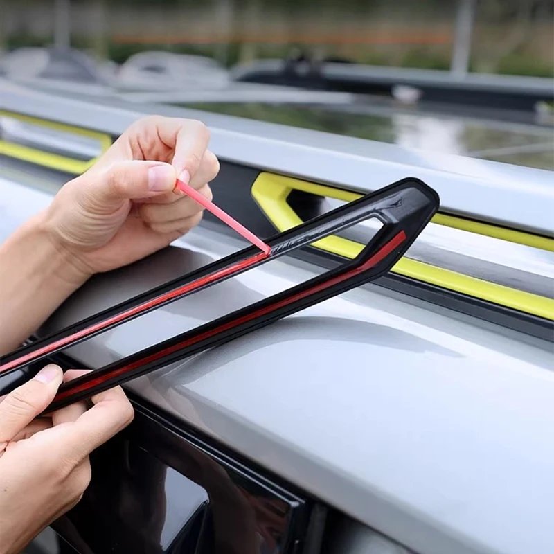 Jetour Traveler Shanhai T2 Roof Rack Cover Trim Sticker - Black