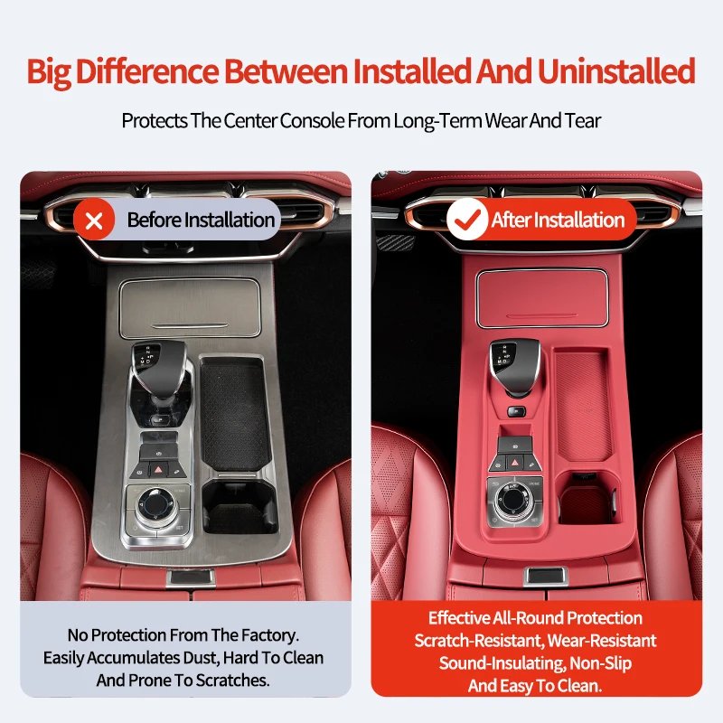 Jetour X70 Plus Silicone Gear Shifter & Cup Holder Cover