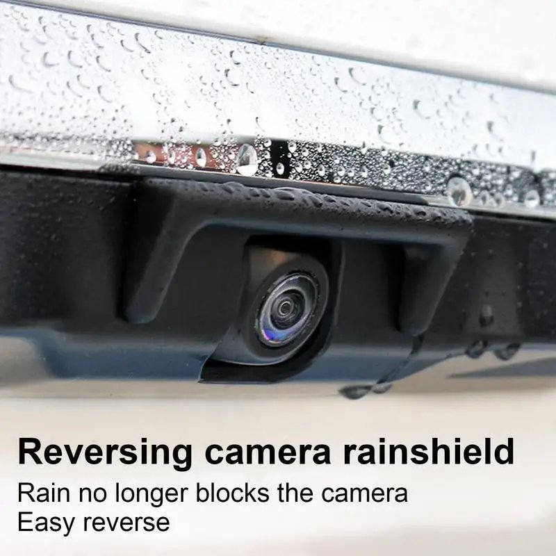 Rear Camera Rain Shield - Strong Adhesive Anti-Rain Cover