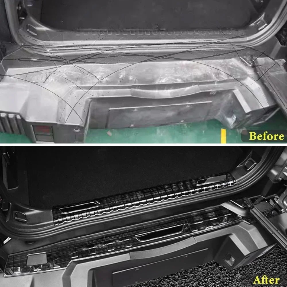 Stainless Steel Trunk Bumper for Chery Jetour Traveller T2 2023-2024