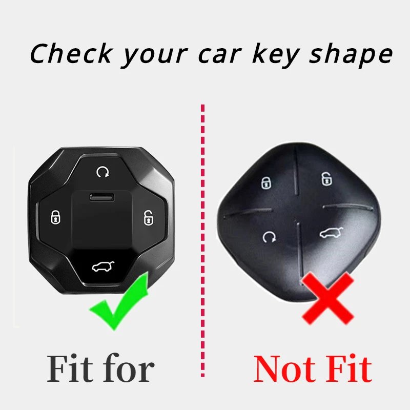 Tpu Smart Key Fob Cover for Chery Jetour Traveller T2 2023-2024