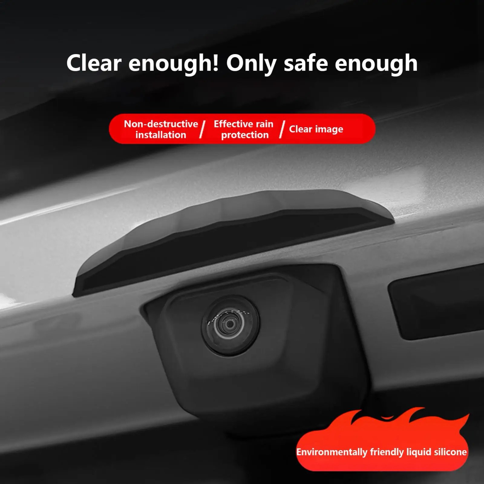Waterproof Car Rear Camera Rain Cover - Durable Protection Accessory