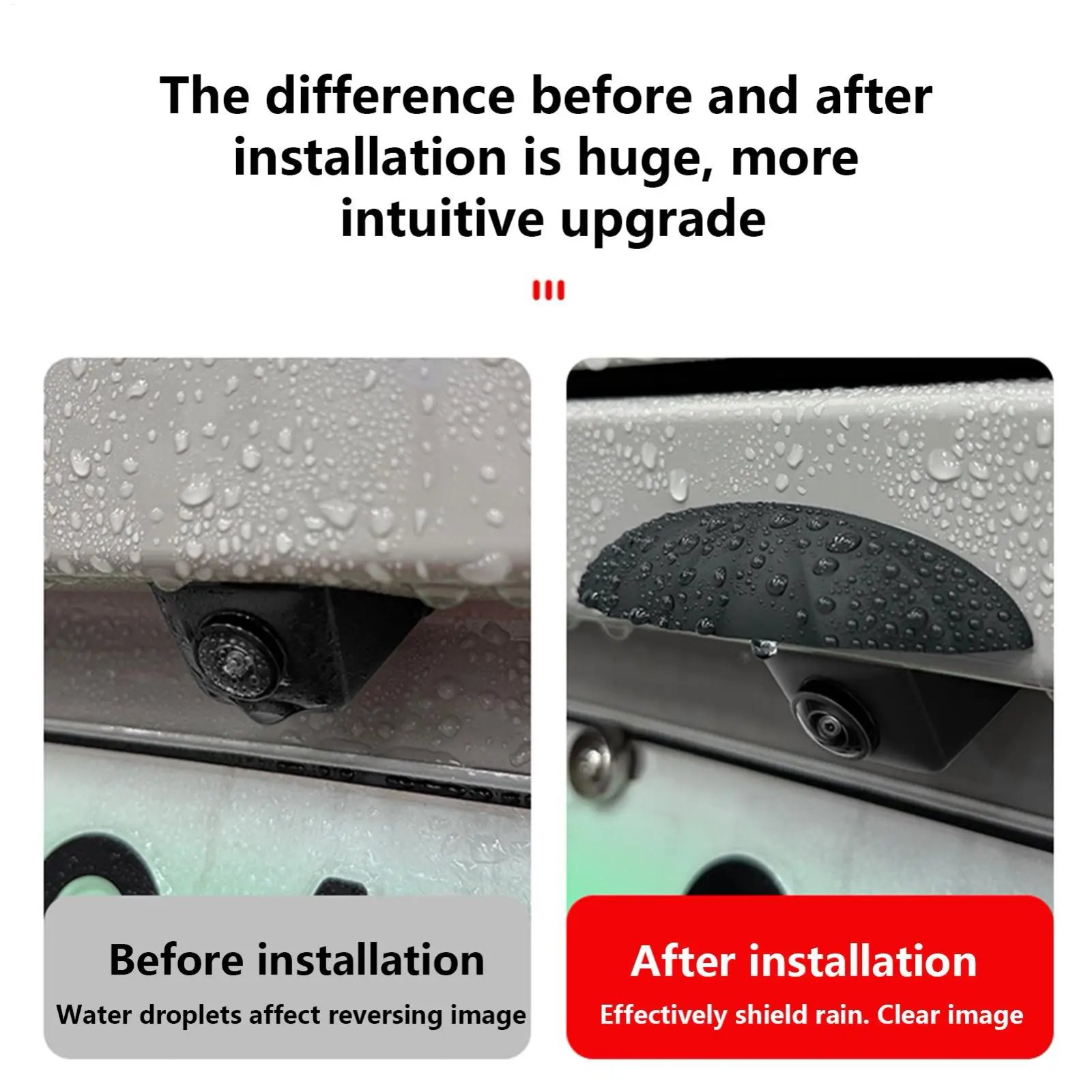 Waterproof Car Rear Camera Rain Cover - Durable Protection Accessory
