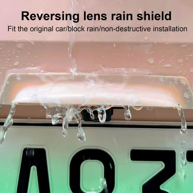 Waterproof Car Reversing Mirror Camera Rain Shield Cover