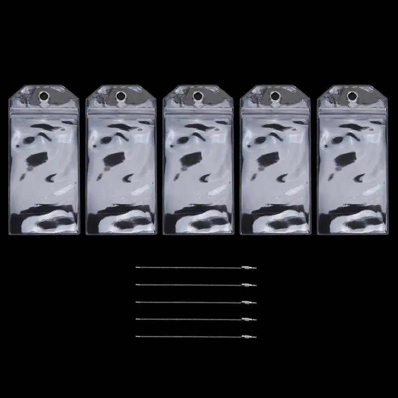 Waterproof Cruise Luggage Tags - 5 Pack with Metal Loops