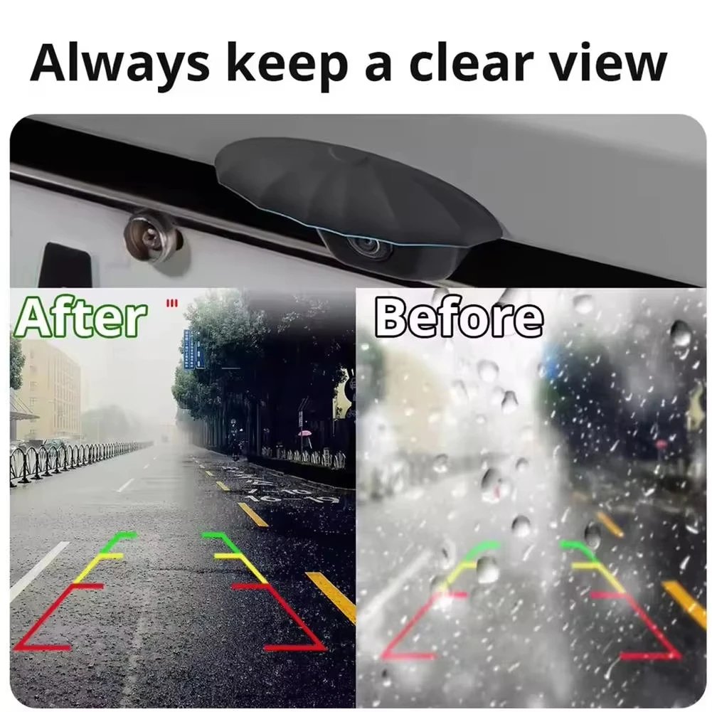 Waterproof Rear Camera Rain Cover for Cars - Protection Shield