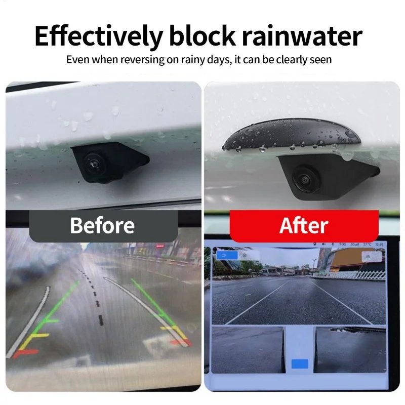 Waterproof Rear View Camera Cover - ABS Rain Shield Protector