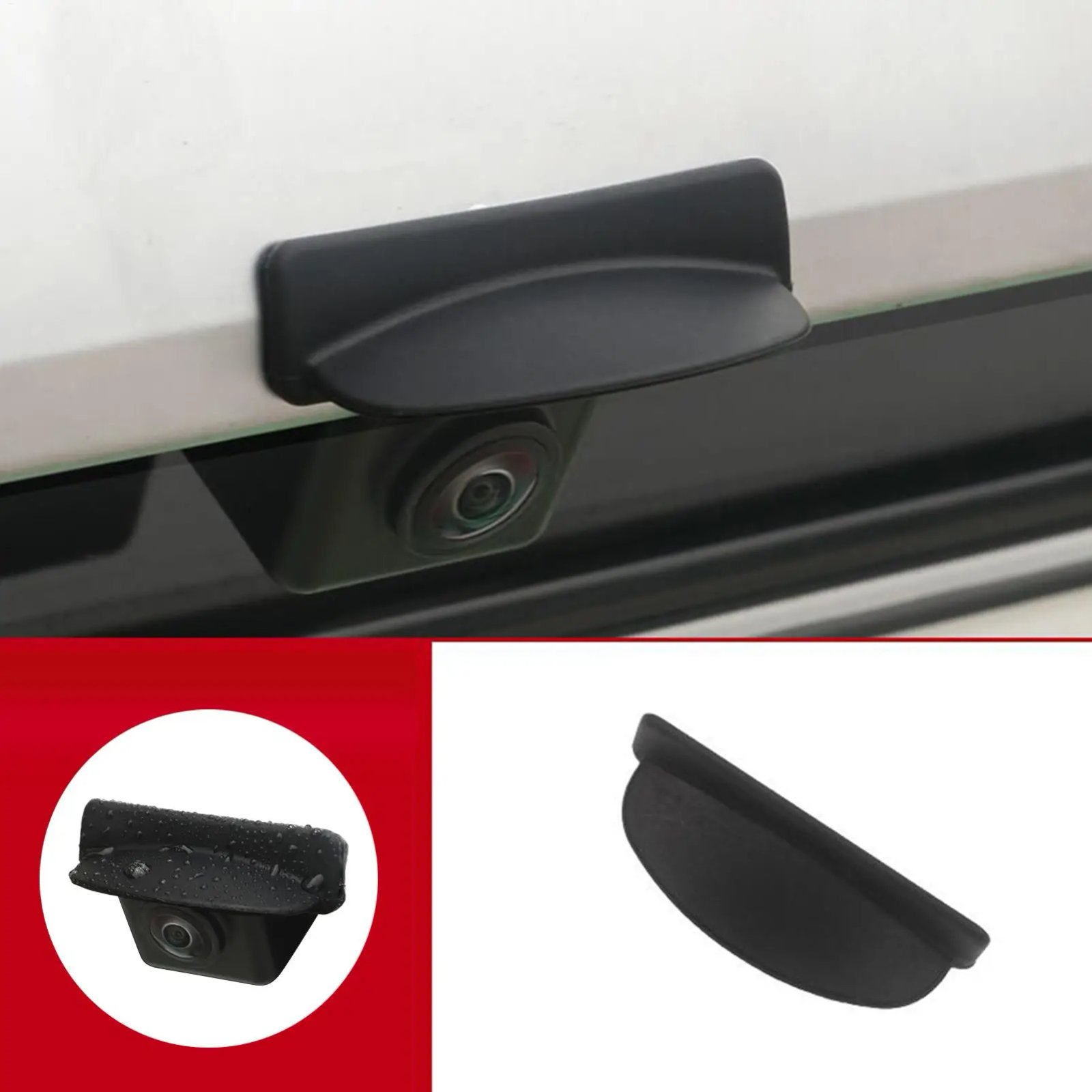 Waterproof Silicone Backup Camera Cover for Cars and Trucks