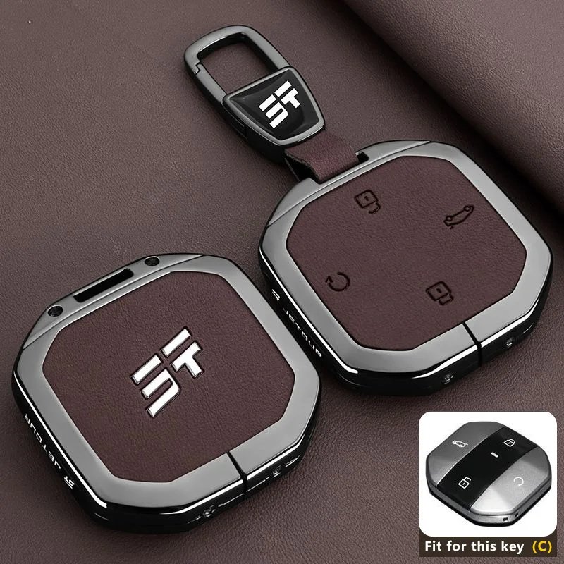 Zinc Alloy Key Fob Cover for Jetour Freedom T1 2024-2025