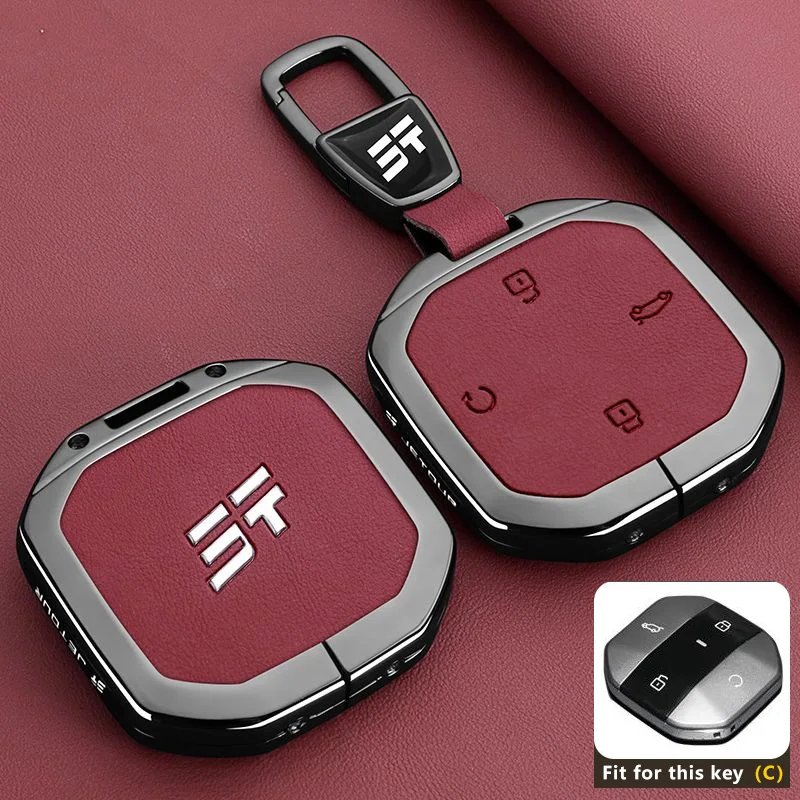 Zinc Alloy Key Fob Cover for Jetour Freedom T1 2024-2025