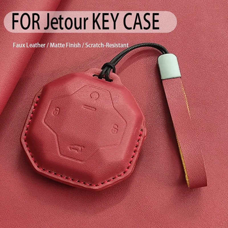 Car Key Case Cover Fob for Jetour T2 Traveler 2023 2024 SUV Chery Keyless Keychain Durable Luxury Protector Holder Accessories