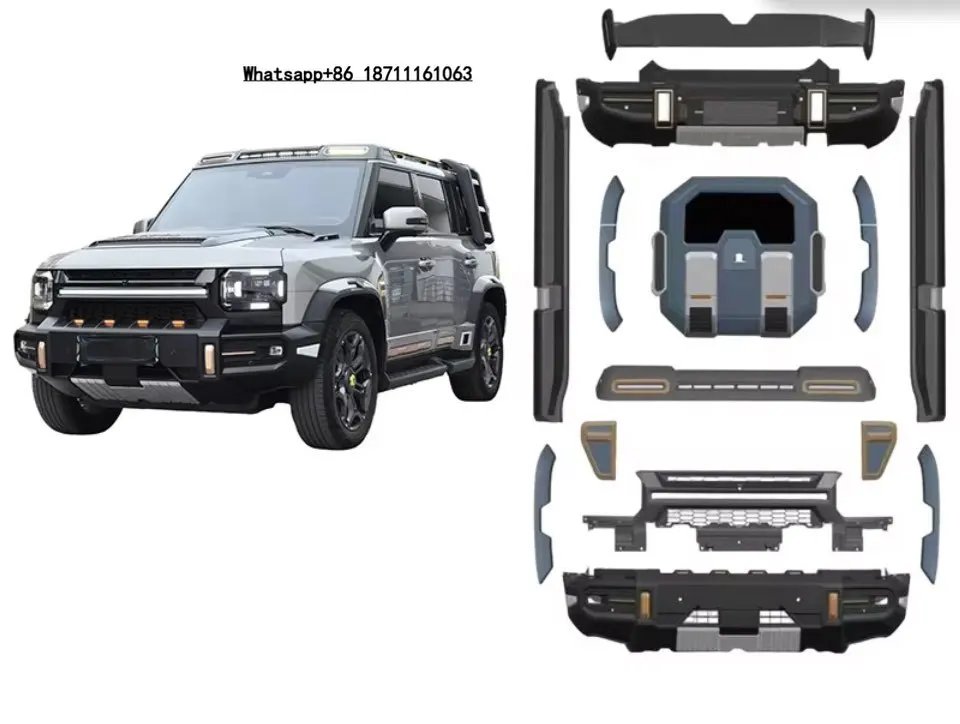 Electric Car Exterior Upgrade Kit for JETOUR T2 - ABS Bumpers, Body Kits & Trim Parts
