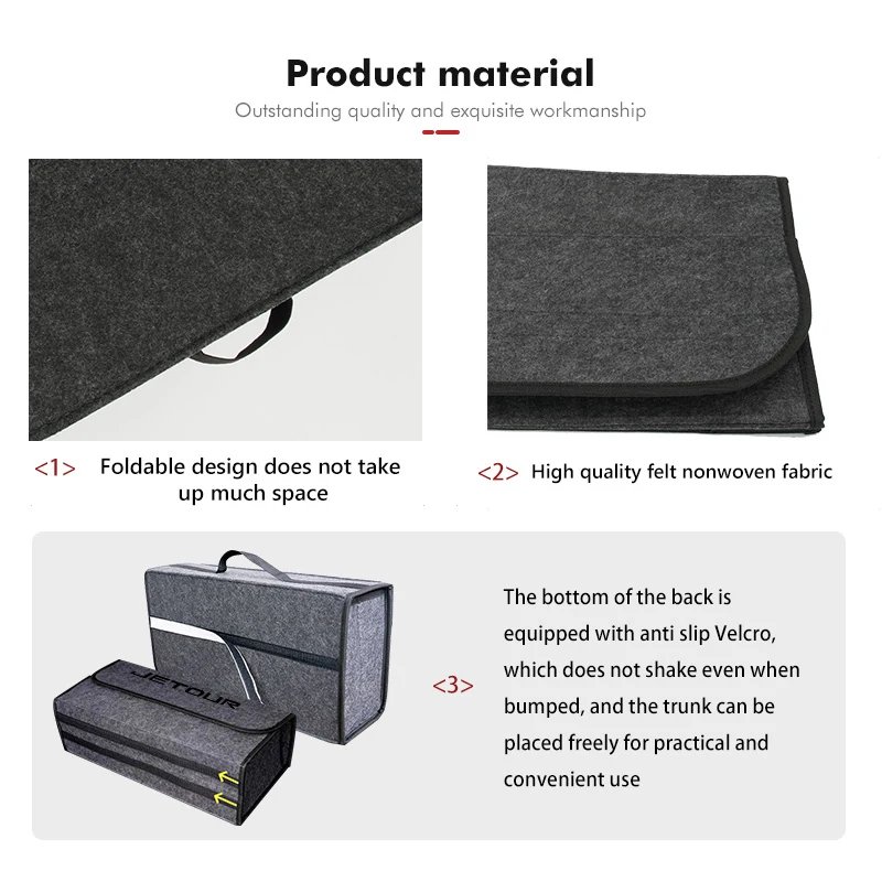 Folding Car Trunk Organizer Bag for Jetour Models