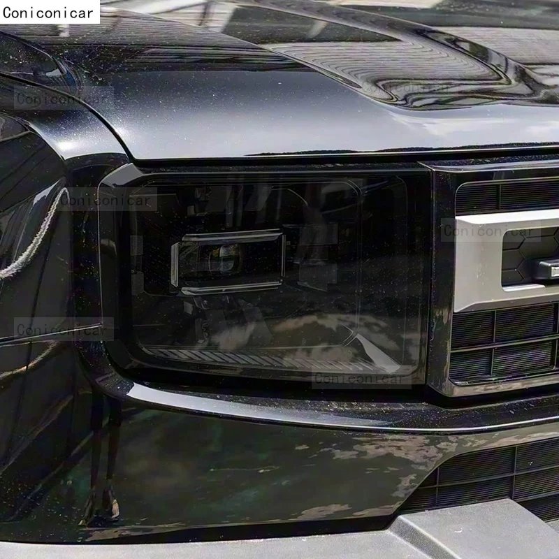 JETOUR T1 2025 Car Headlight Smoked Black Protective Film