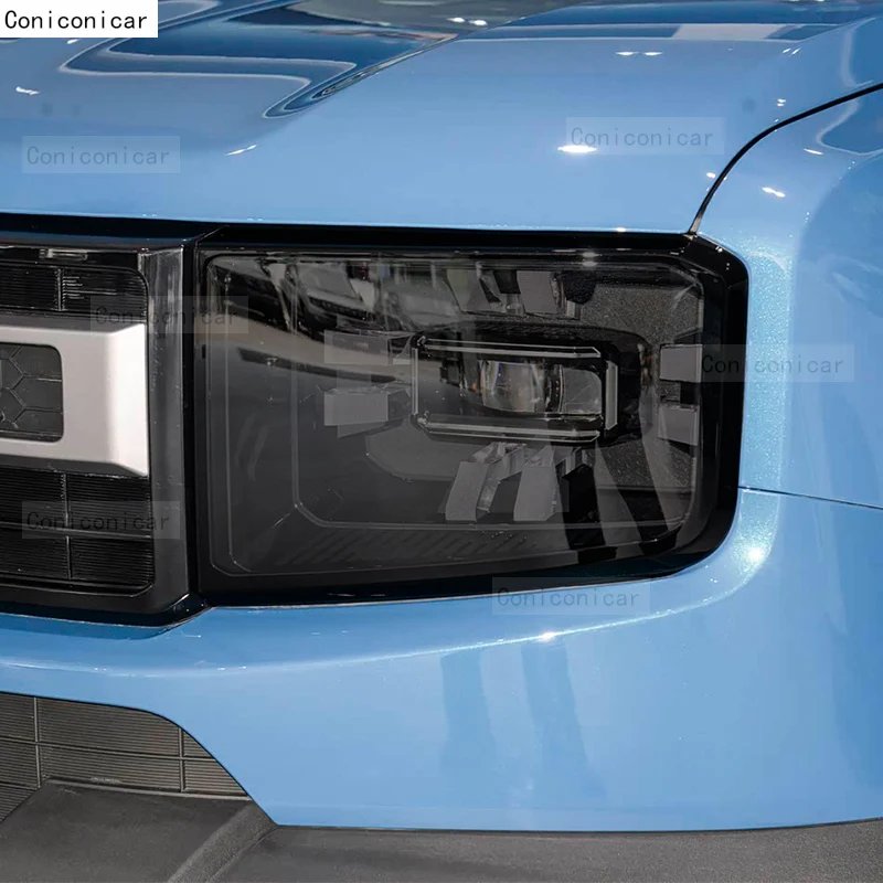 JETOUR T1 2025 Car Headlight Smoked Black Protective Film