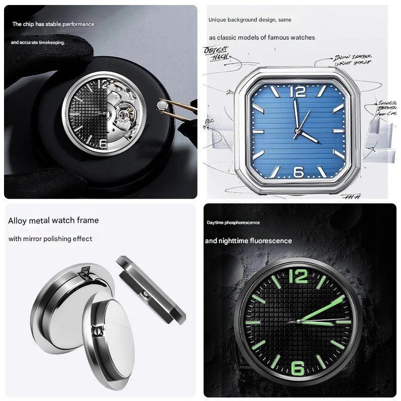 Jetour T1 T2 2024-2026 Car Quartz Clock - Luminous Alloy Watch