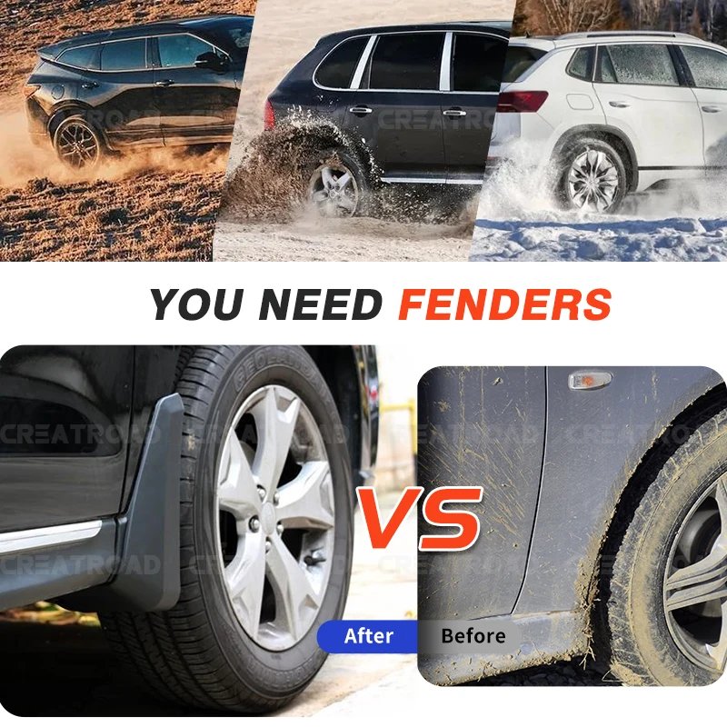 Jetour X70 Plus 2020-2024 Fender Mudflaps & Splash Guards