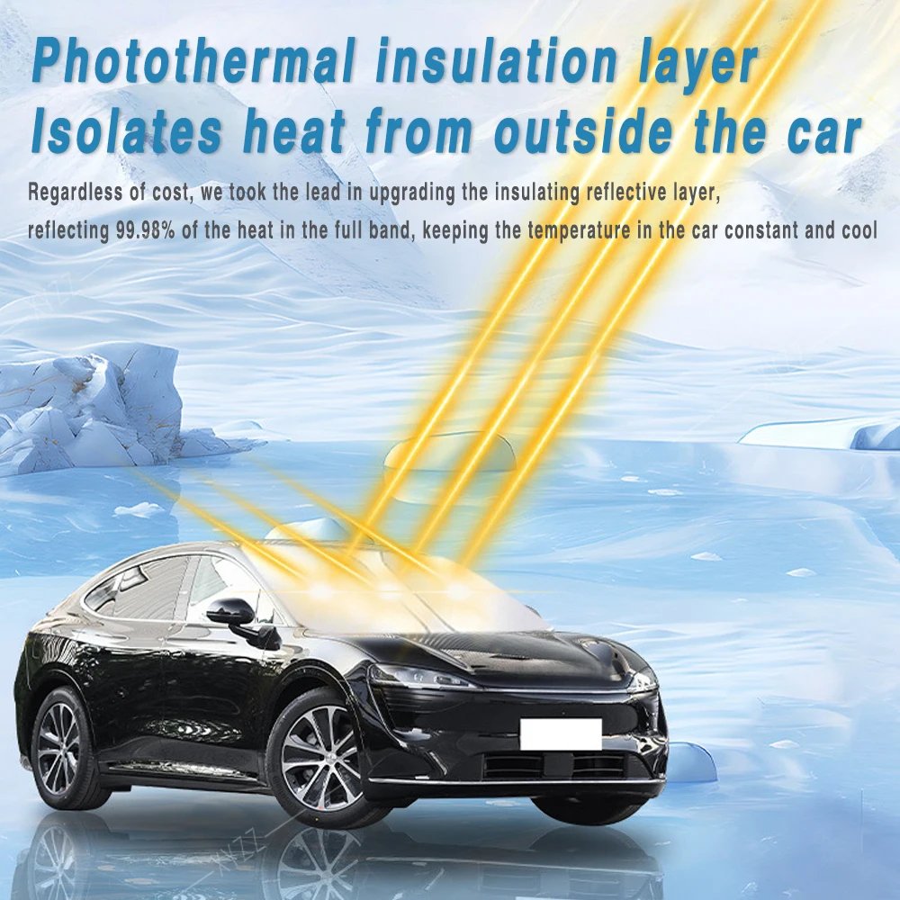 Jetour X70 Plus Sunshade - Heat Insulating Windshield Cover