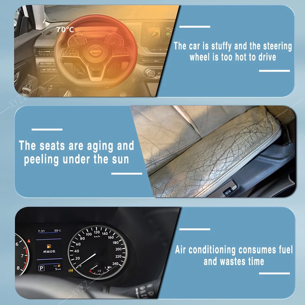 Jetour X70 Plus Sunshade - Heat Insulating Windshield Cover