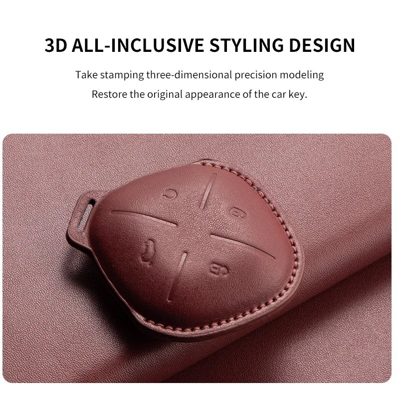 Leather Key Case Cover for JETOUR Cars - 2022-2024 Model