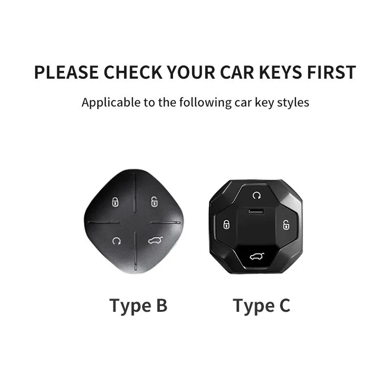 Leather Key Case Cover for JETOUR Cars - 2022-2024 Model