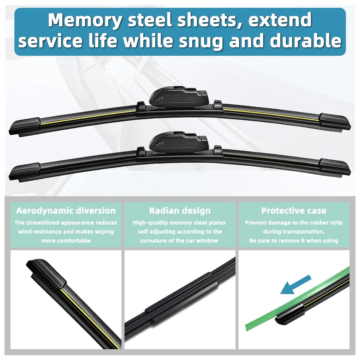 Silent Boneless Windshield Wiper Blade for Jetour X90 (2020-2022)