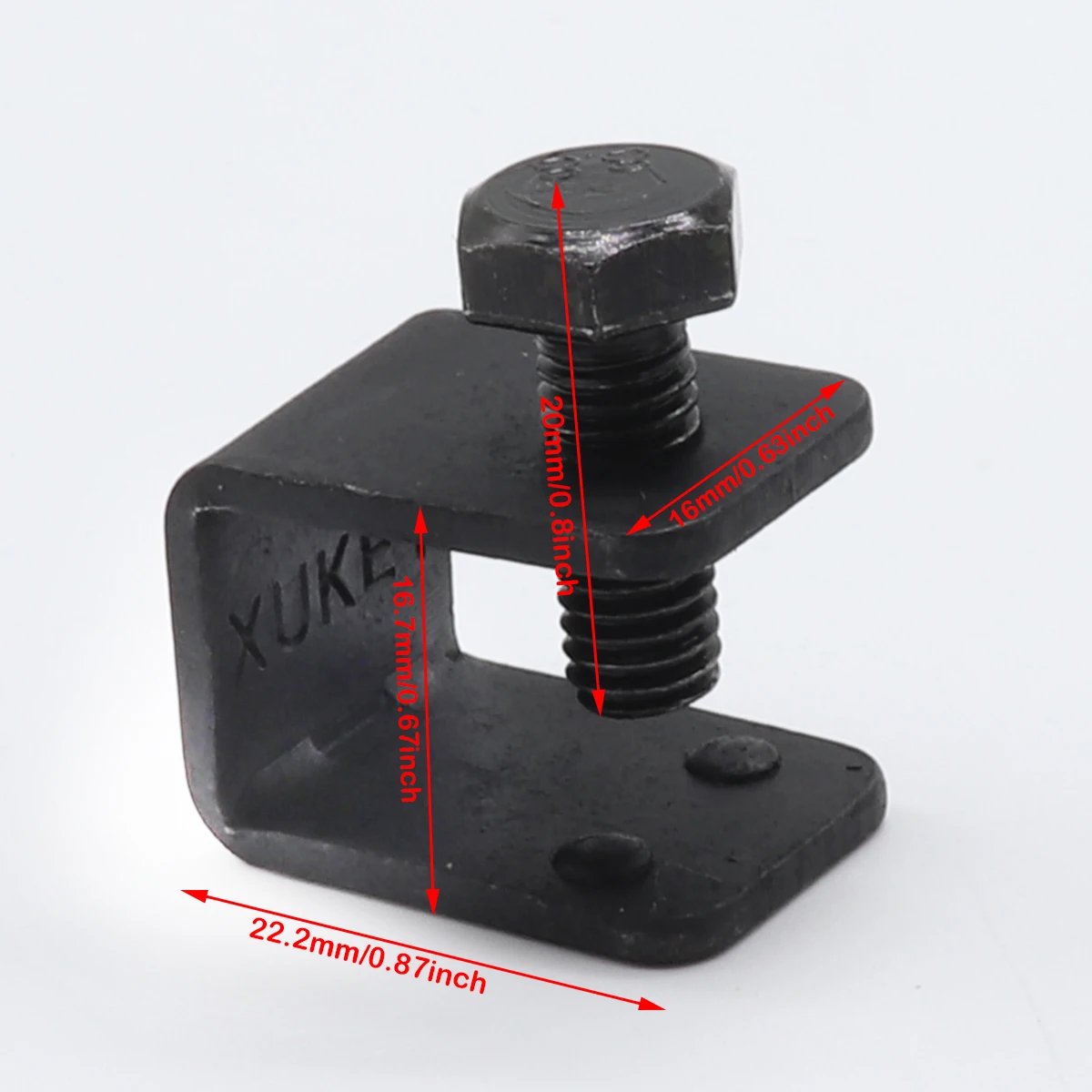 Universal Black Mud Flaps with C Clamps - No Drill Installation