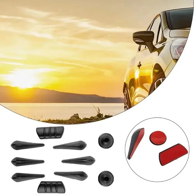 10-Pack Car Spoiler Stickers for Noise Reduction & Protection