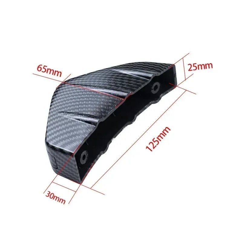 4-Piece Universal Rear Bumper Lip Splitter Spoiler Kit