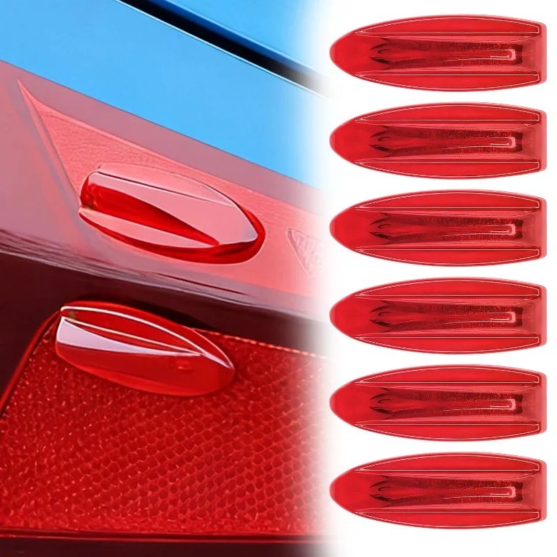 4pcs Car Universal 5D Modification Spoiler Car Aerodynamic Spoiler for Reduced Wind Resistance Automotive Exterior Trim Parts
