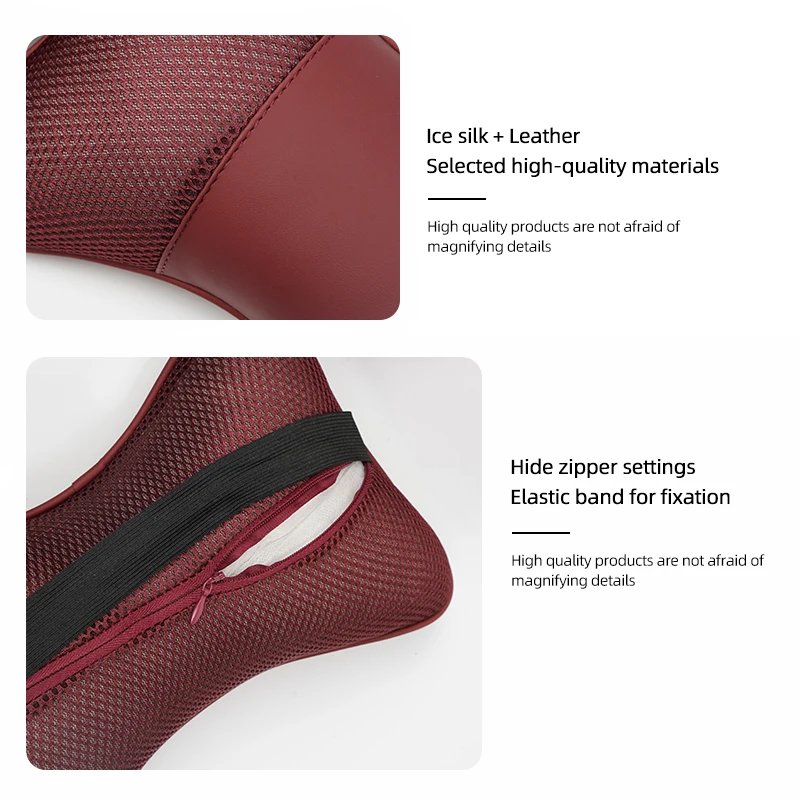 Breathable Ice Silk Car Seat Headrest Neck Pillow for Jetour Models
