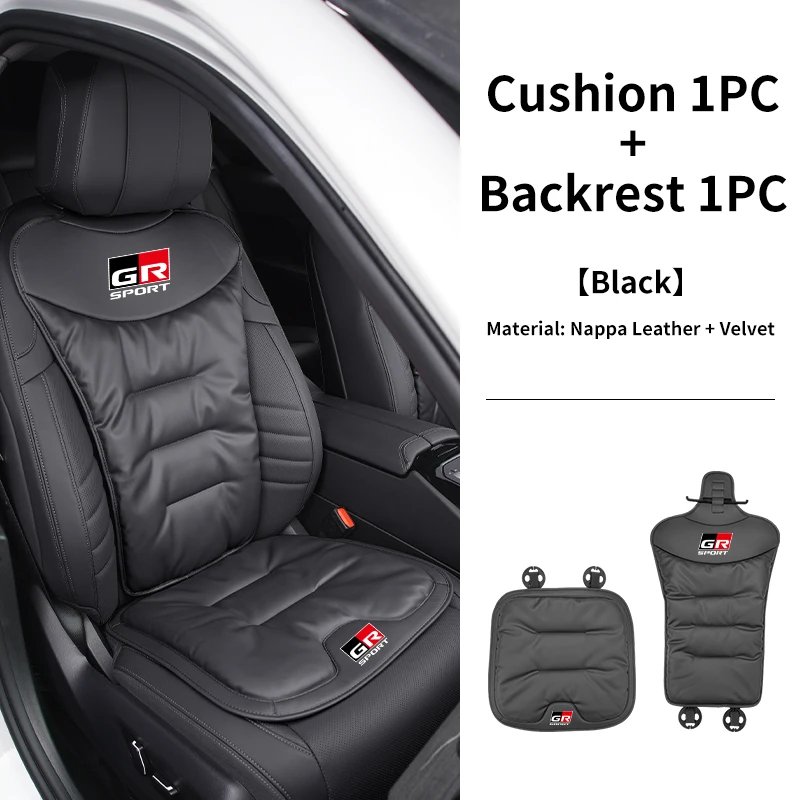 Car Accessories Soft Seat Cover Mat Front Rear Cushion Protector Pad For Toyota GR Supra Aygo Prado RAV4 Hilux Yaris Corolla 4Ru