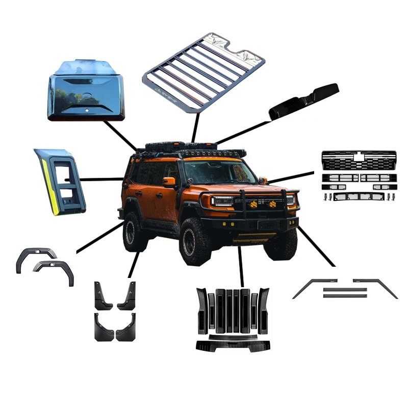 Chery Jetour Traveler G700 Rock Guard Bumpers and Mud Flaps