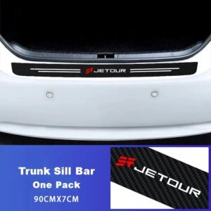 For Chery Jetour X70 X70plus X70m X90plus X95pro Dashing X-1 Plus Auto Carbon Fiber Decals Stickers Car Door Threshold Scuff