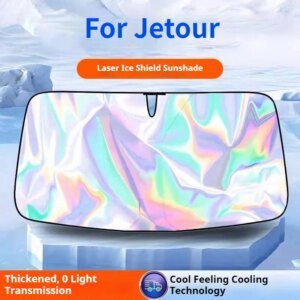 For Jetour Traveller Freedom Mountain Sea T1 T2 X70 PLUS X90 PLUS Front Windshield Sunshade Cover UV Sun Protection Accessories