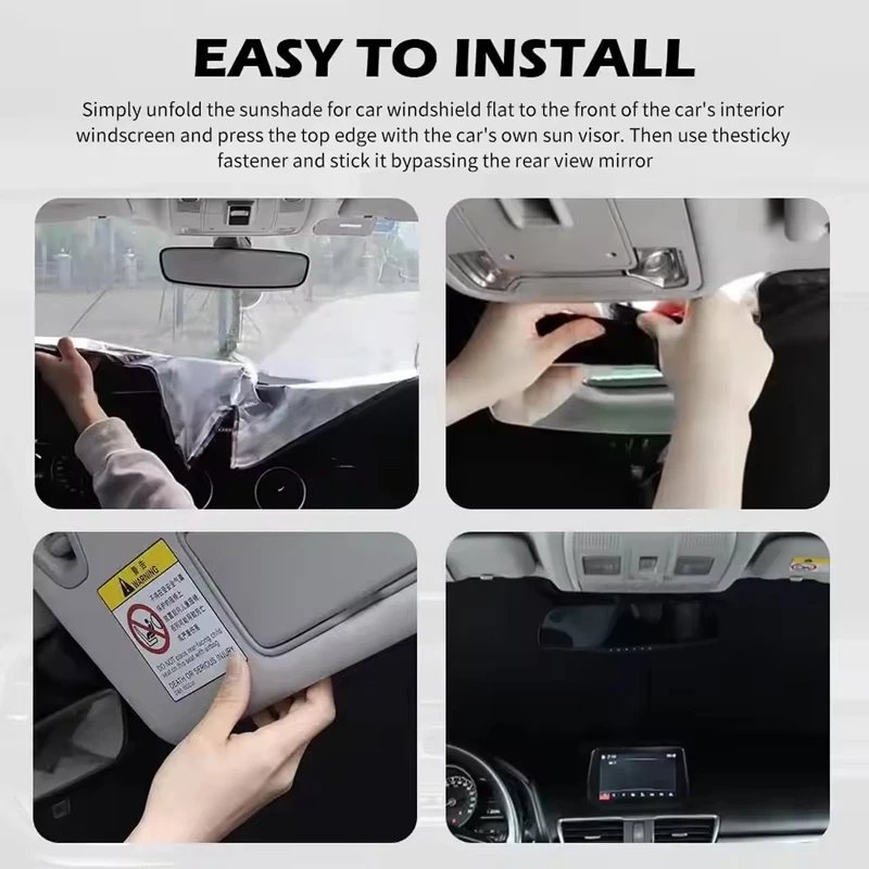 Jetour X70 PLUS Windshield Sunshade - UV Protection & Heat Insulation