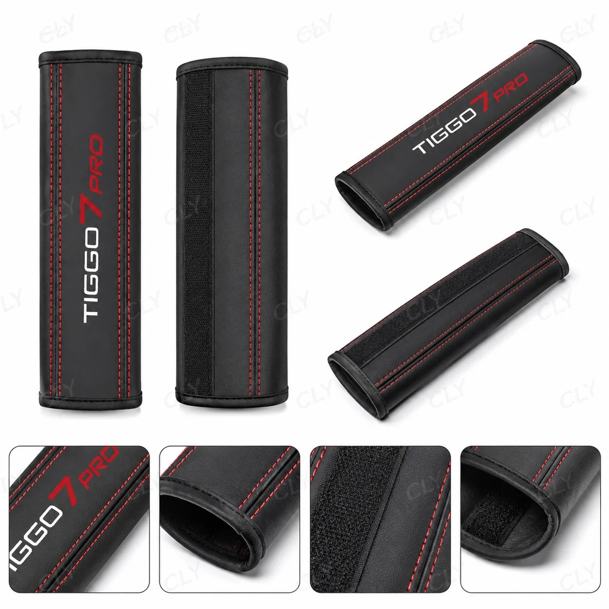 Leather Shoulder Pads for Chery Tiggo, Arrizo & Jetour Cars